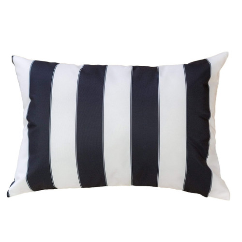 Horizon - Stripe Pillow Outdoor & Indoor - Black Horizon - Stripe Pillow Outdoor & Indoor - Black