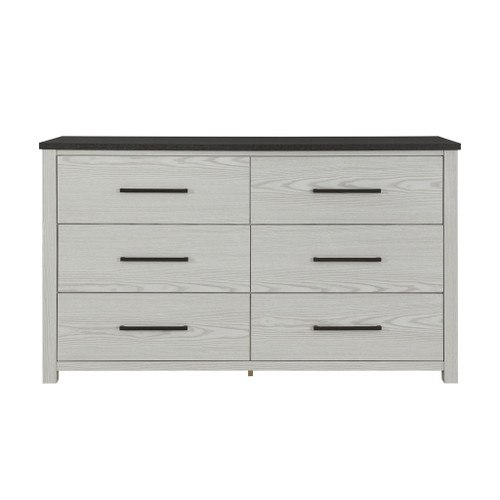 Avery - Dresser, Spacious Drawers, Block Feet - Beige Avery - Dresser, Spacious Drawers, Block Feet - Beige