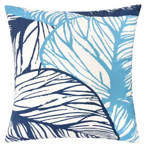 Leaf Vein Outdoor & Indoor Pillow - Indigo Leaf Vein Outdoor & Indoor Pillow - Indigo