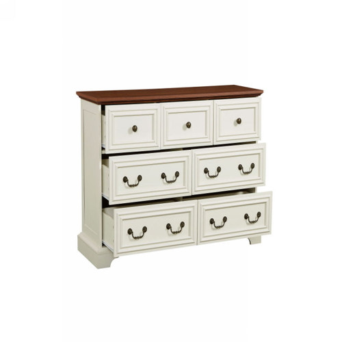 Farmhouse Vintage 7 Drawers Dresser With Natural Texture Farmhouse Vintage 7 Drawers Dresser With Natural Texture