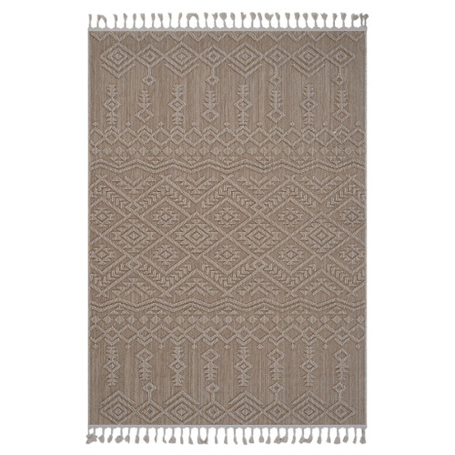 Guros - 8' X 10' Traditional Indoor / Outdoor Area Rug - Natural