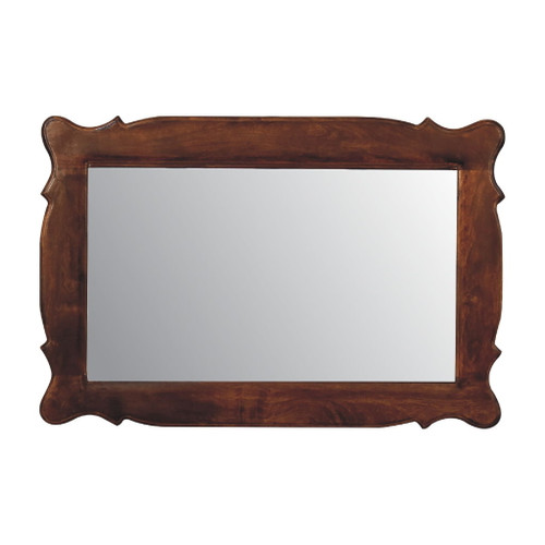 Oblong Mirror Frame - Brown