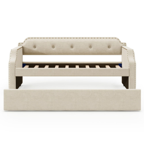 Upholstered Daybed With Trundle