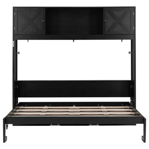 Murphy Bed With Storage Cabinets