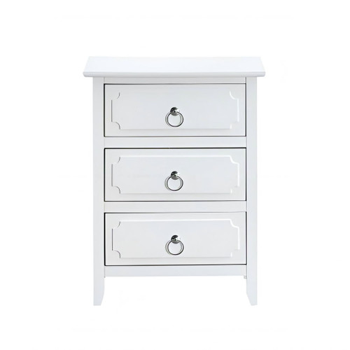 Daniel - 3 Drawer Nightstand - White