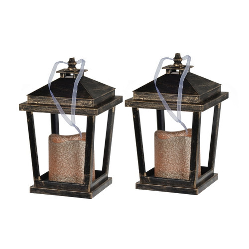 Menifee - Lantern With Led Candle (Set of 2)