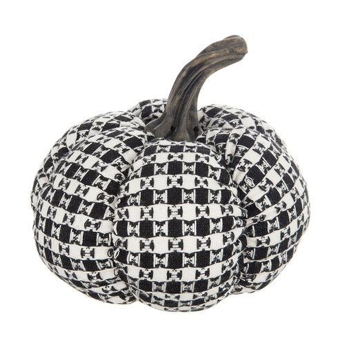 Plaid Pumpkin Decor, For Holiday Halloween Decoration