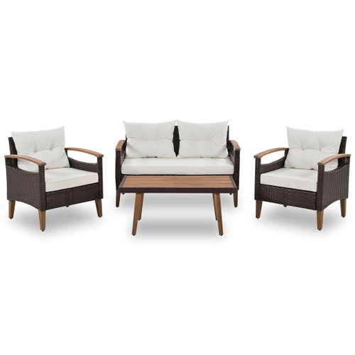 4 Piece Garden Furniture, Patio Seating Set