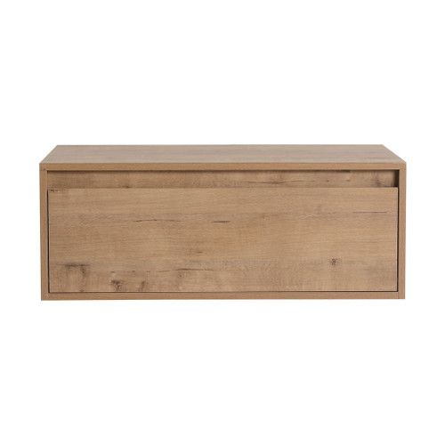 Modern Minimalist Bathroom Cabinet With Soft Close Drawers And Floating Mounting Design