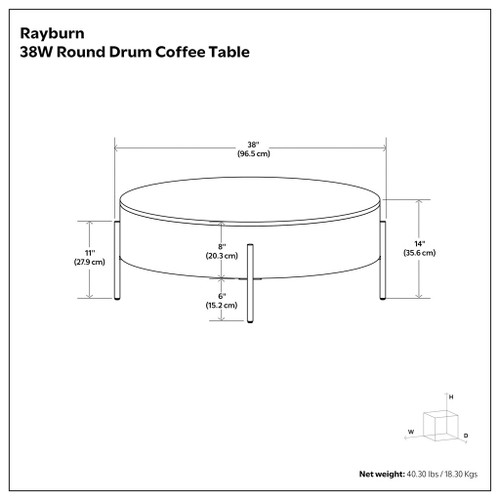 Rayburn - Drum Table