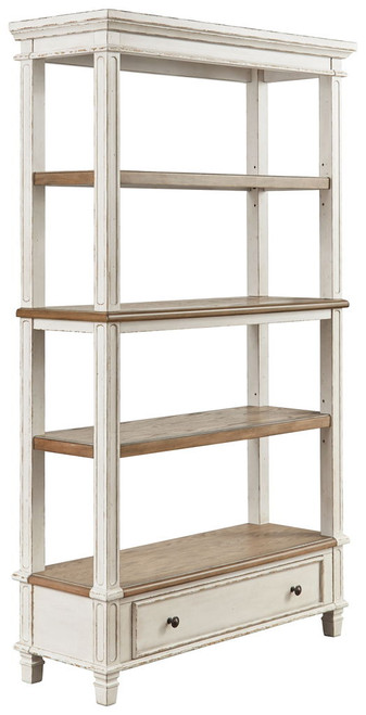 Realyn - Bookcase - Brown / White