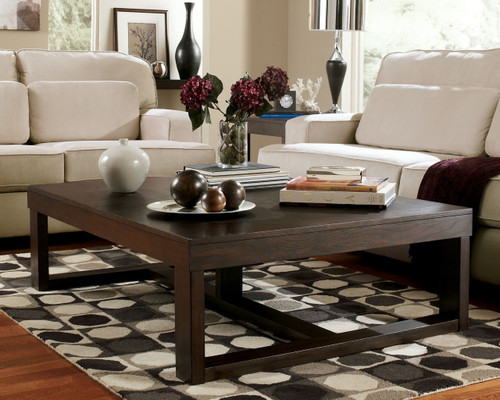 Watson - Rectangular Cocktail Table - Dark Brown