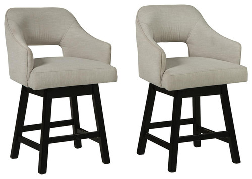 Tallenger - Upholstered Swivel Barstool (Set of 2)