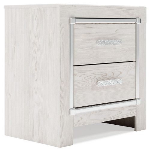Altyra - Two Drawer Night Stand - White