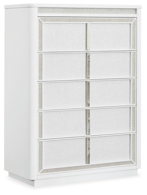 Chalanna - Five Drawer Chest - White