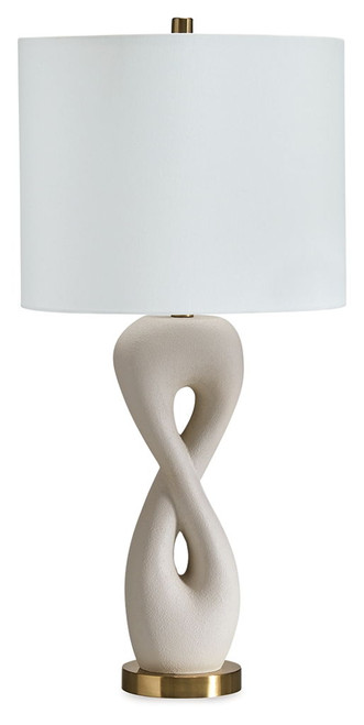 Judrich - Poly Table Lamp - White / Gold Finish