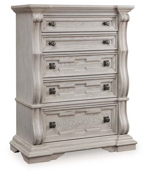 Bruchandi - Five Drawer Chest - Antique White