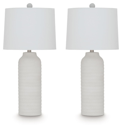 Vauville - Poly Table Lamp (Set of 2) - White