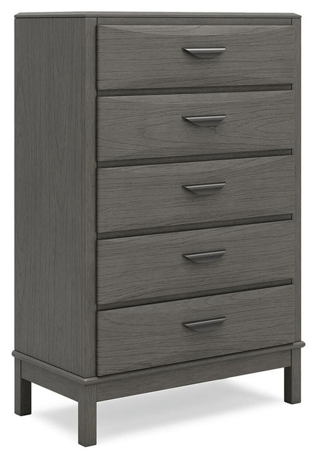 Mazing - Five Drawer Chest - Gray