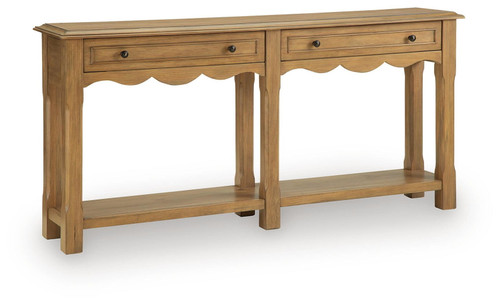 Whitmund - Console Sofa Table - Light Brown