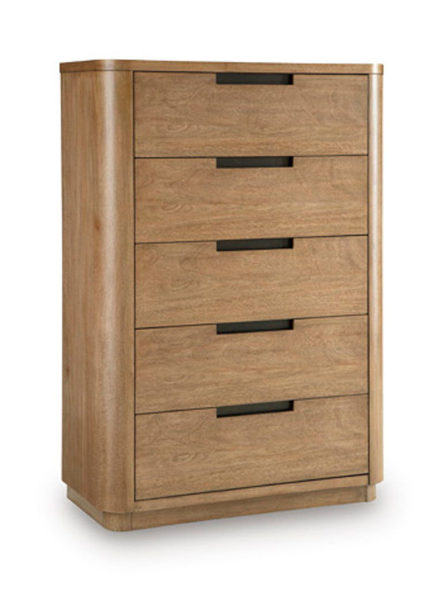 Pamaria - Five Drawer Chest - Light Brown