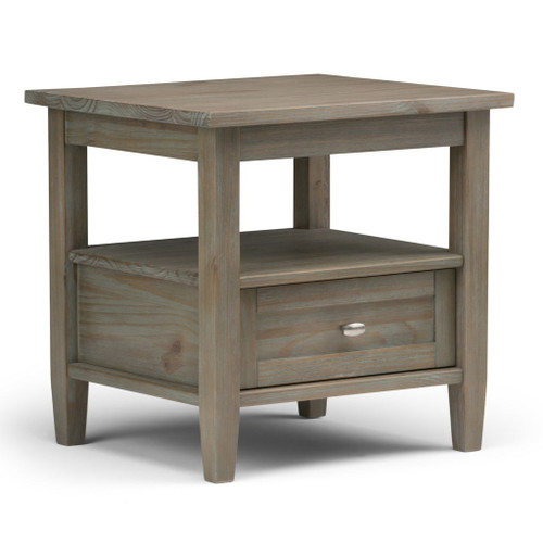 Warm Shaker - End Table - Light Brown