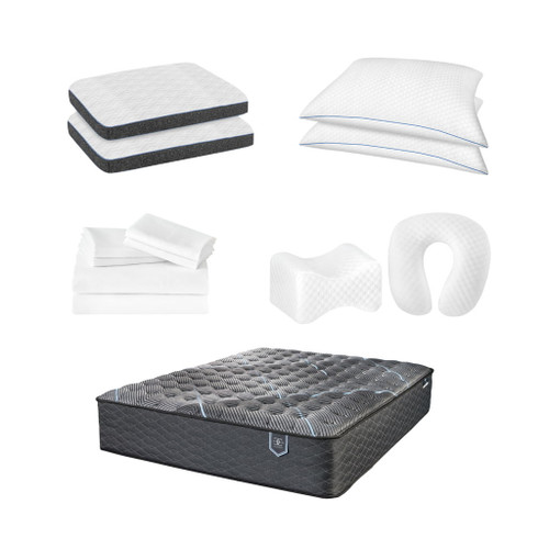 Comfort Care - Hybrid Restful Nights Euro Top Mattress With Premium Comfort Bedding Pack