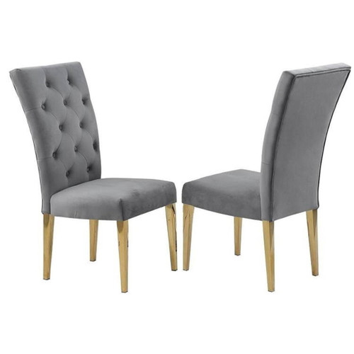 Modern Design Upholstered Dining Chair (Set of 2)