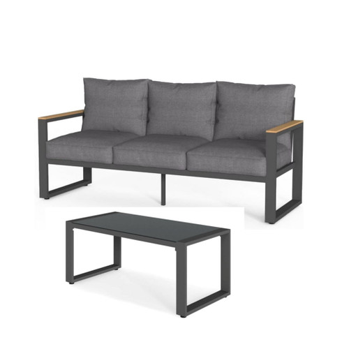Modern Outdoor Sofa Set With Coffee Table
