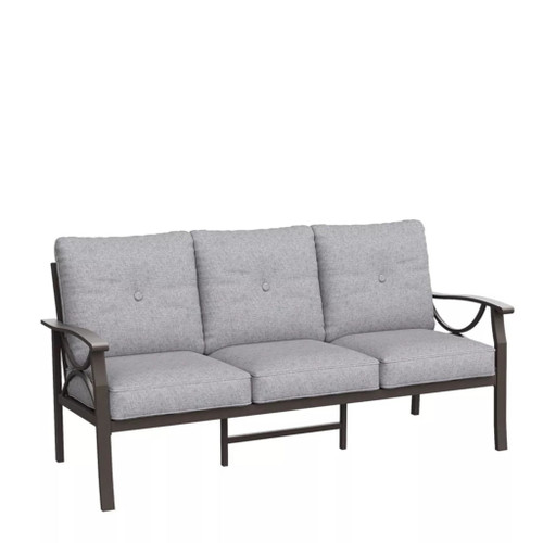 All-Weather 3 Seat Patio Sofa With Cushions