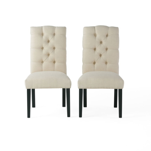 Harding - Tufted Dining Chair (Set of 2) - Natural