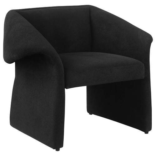 Mcdonald - Upholstered Sloped Arm Accent Chair - Black