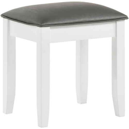 Vanity Stool With Padded Seat