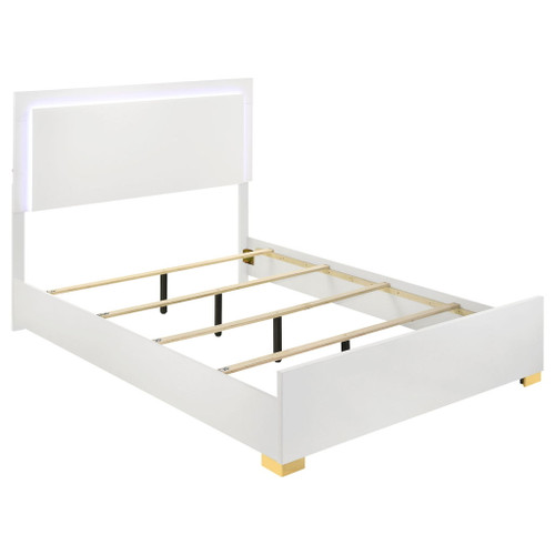 Jeremiah - LED Panel Bed With Touch Controlled Lighting