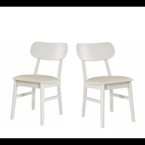 Dining Chairs (Set of 2) - White