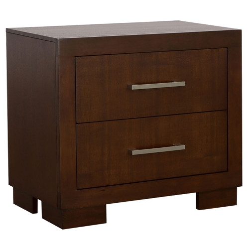Polk - 2 Drawer Nightstand With Slim Handles - Cappuccino