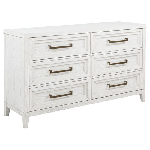 Inverness - 6 Drawer Bedroom Dresser - White