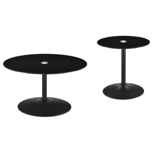 Turpin - 2 Piece Coffee Table Set - Black