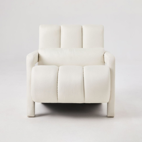 Modern Upholstered Accent Chair, Comfortable Fabric With A Pillow For Living Room