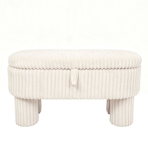 Modern Storage Ottoman Bench For Living Room