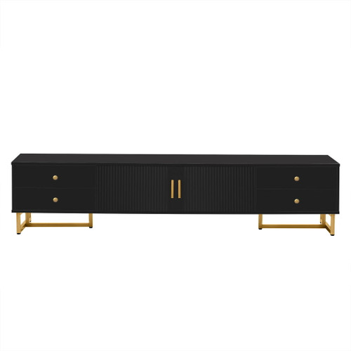 TV Stand With Storage For Living Room