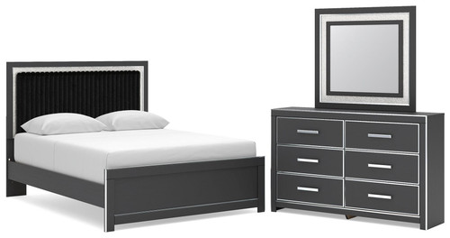Zuraleus - Upholstered Panel Platform Bedroom Set