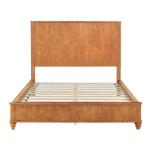 Platform Bed Frame & Tall Headboard