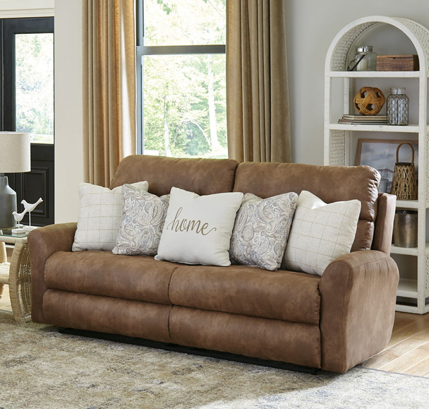 Justine - Lay Flat Reclining Sofa - Burlap Justine - Lay Flat Reclining Sofa - Burlap