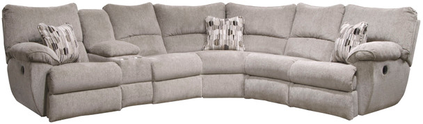 Elliott Sectional - Lay Flat Reclining LSF - Pewter - 39.5"