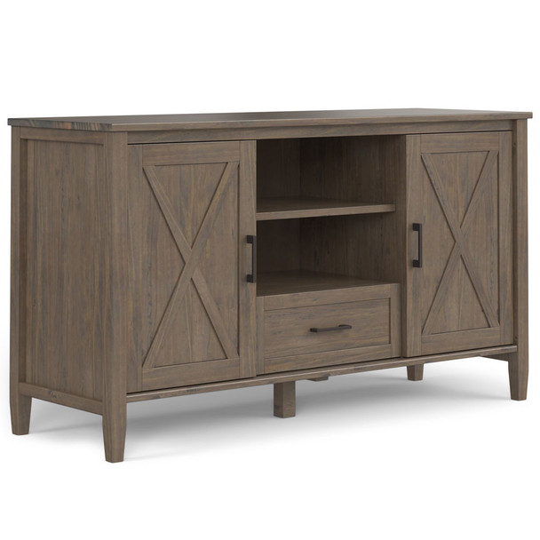 Ela - Medium TV Stand - Smoky Brown Ela - Medium TV Stand - Smoky Brown