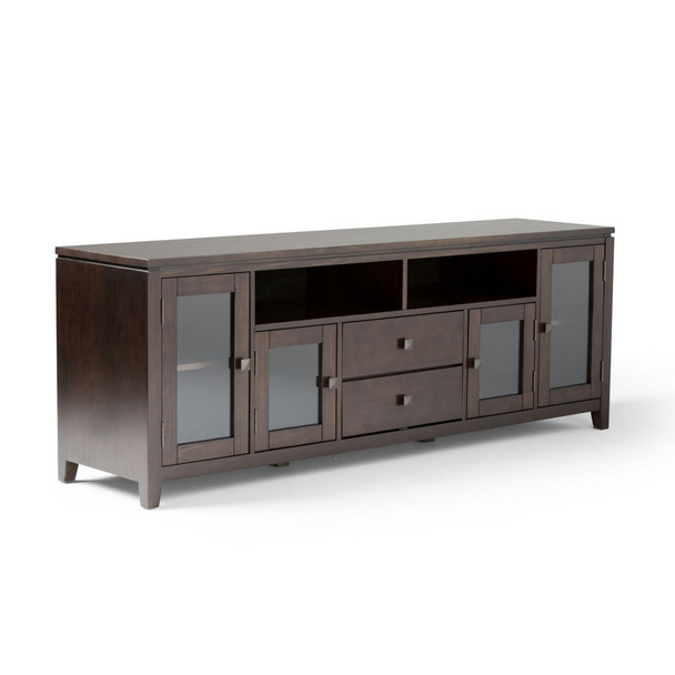 Cosmopolitan - Wide TV Media Stand - Mahogany Brown Cosmopolitan - Wide TV Media Stand - Mahogany Brown