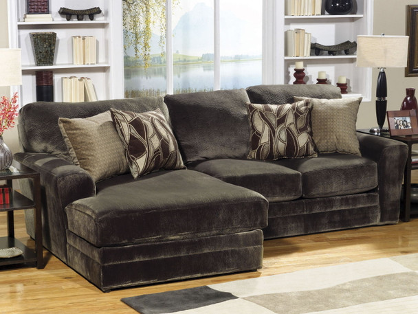 Everest Modular Sectional - LSF Chaise - Chocolate - 38"