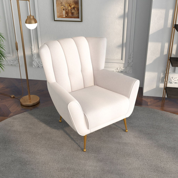 Gianna - Mid-Century Modern Tufted French Boucle Armchair Gianna - Mid-Century Modern Tufted French Boucle Armchair