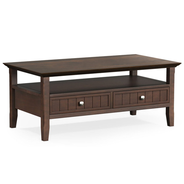 Acadian - Coffee Table With Drawer - Brown Acadian - Coffee Table With Drawer - Brown